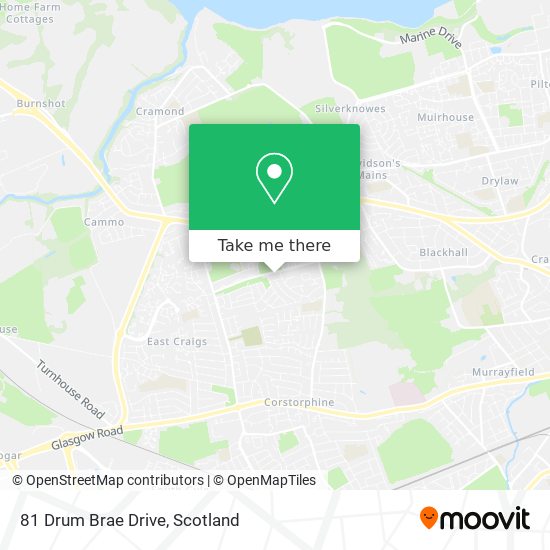 81 Drum Brae Drive map