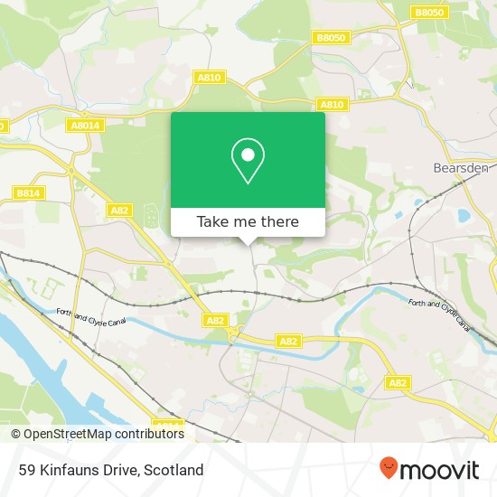 59 Kinfauns Drive map