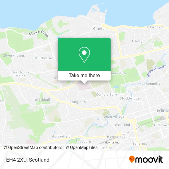 How to Get to EH4 2XU in Edinburgh by Bus or Train?