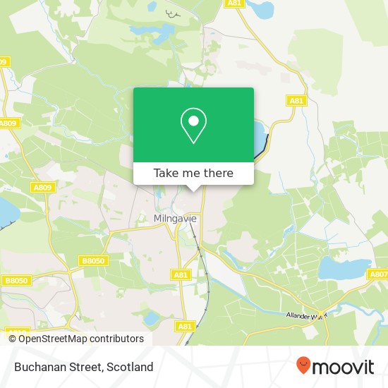 Buchanan Street map