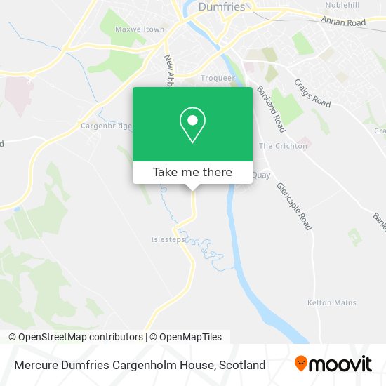 Mercure Dumfries Cargenholm House map