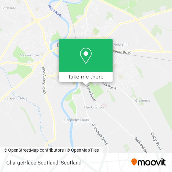 ChargePlace Scotland map