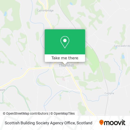 Scottish Building Society Agency Office map