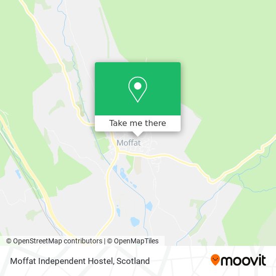 Moffat Independent Hostel map