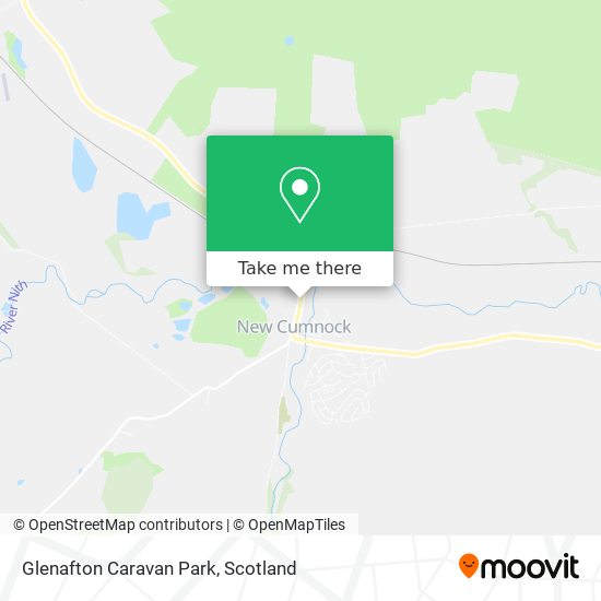 Glenafton Caravan Park map