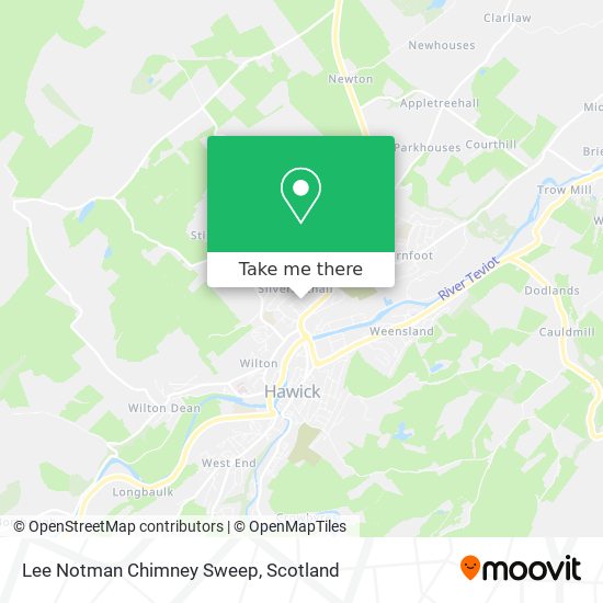 Lee Notman Chimney Sweep map