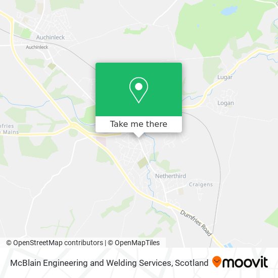 McBlain Engineering and Welding Services map