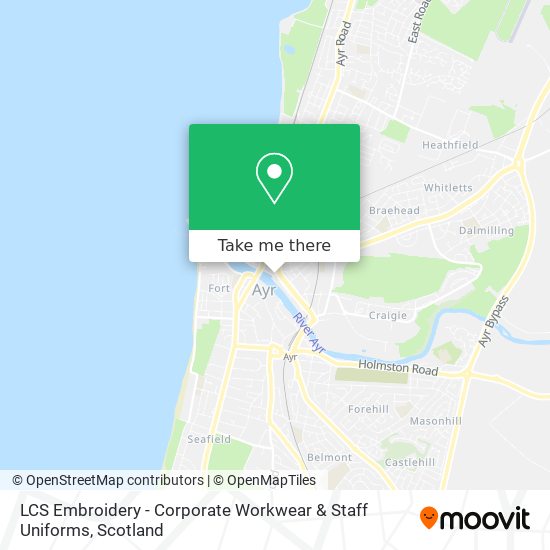 LCS Embroidery - Corporate Workwear & Staff Uniforms map