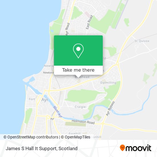 James S Hall It Support map