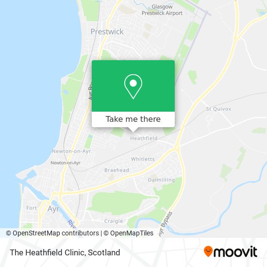 The Heathfield Clinic map
