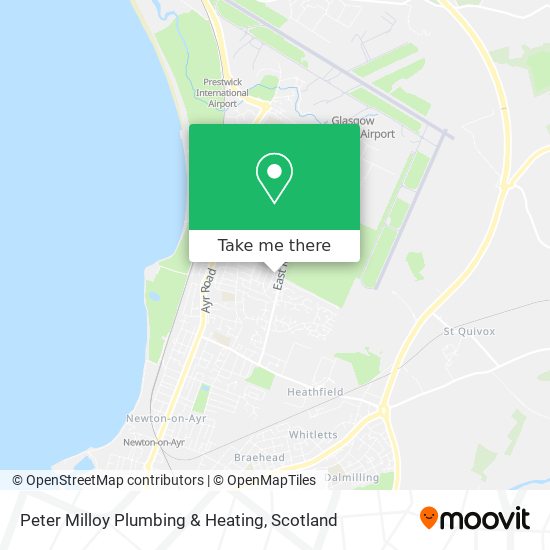 Peter Milloy Plumbing & Heating map