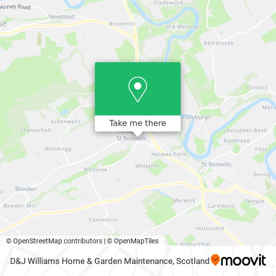 D&J Williams Home & Garden Maintenance map