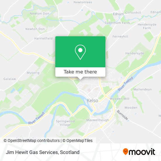 Jim Hewit Gas Services map