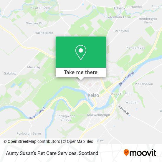 Aunty Susan's Pet Care Services map