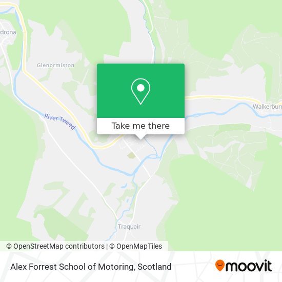 Alex Forrest School of Motoring map