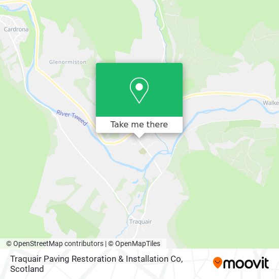 Traquair Paving Restoration & Installation Co map