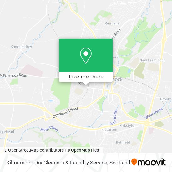 Kilmarnock Dry Cleaners & Laundry Service map