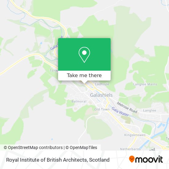 Royal Institute of British Architects map