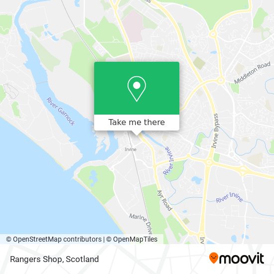 Rangers Shop map