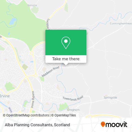 Alba Planning Consultants map