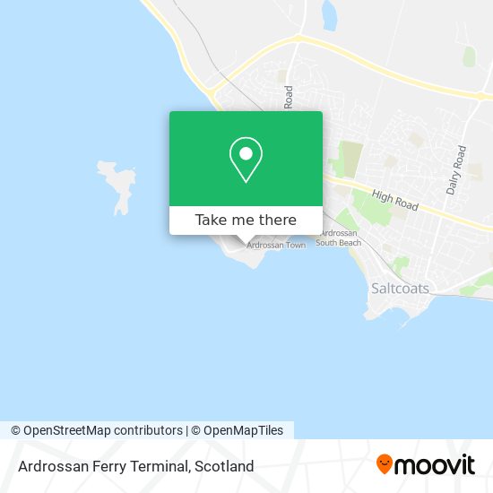 Ardrossan Ferry Terminal map