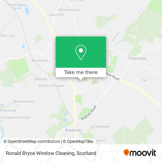Ronald Bryce Window Cleaning map