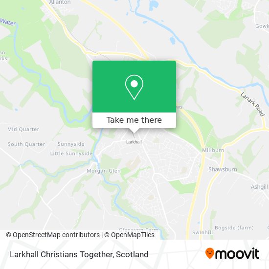 Larkhall Christians Together map