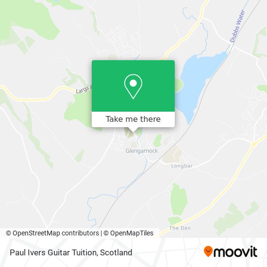 Paul Ivers Guitar Tuition map