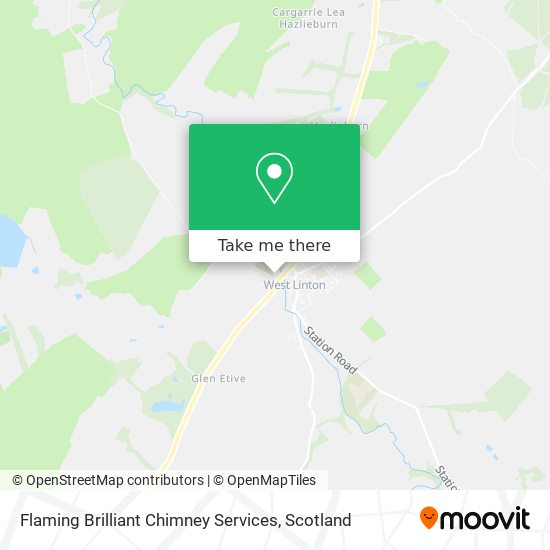 Flaming Brilliant Chimney Services map