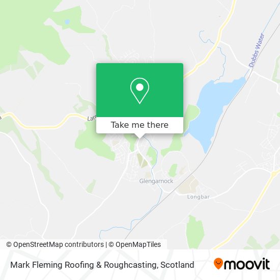 Mark Fleming Roofing & Roughcasting map