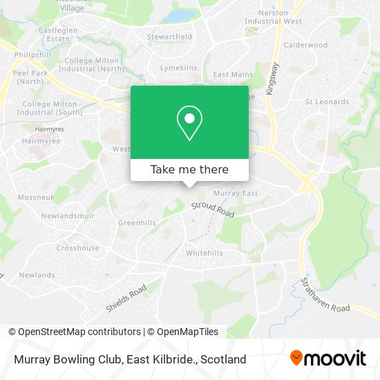 Murray Bowling Club, East Kilbride. map
