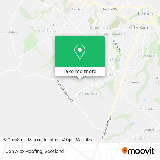 Jon Alex Roofing map