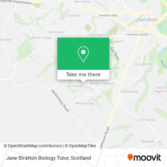 Jane Stratton Biology Tutor map