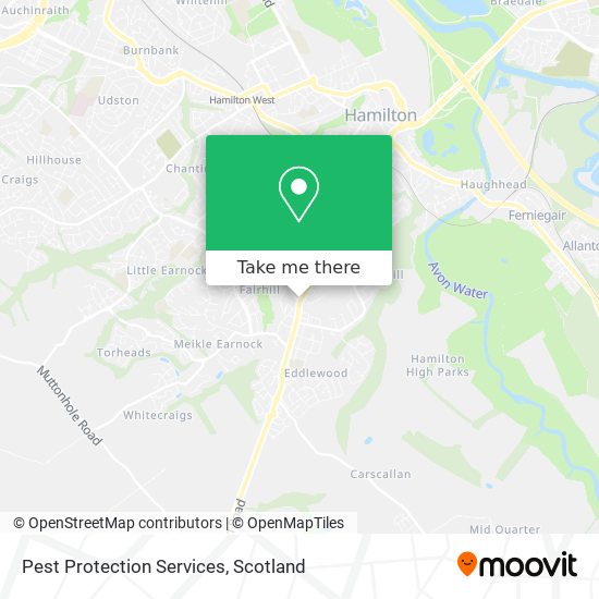 Pest Protection Services map