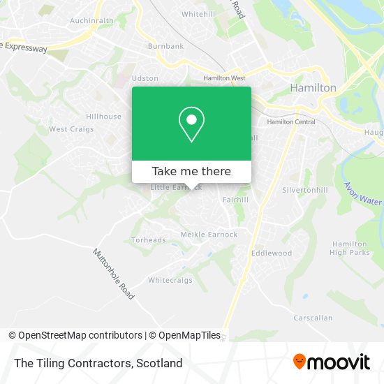 The Tiling Contractors map