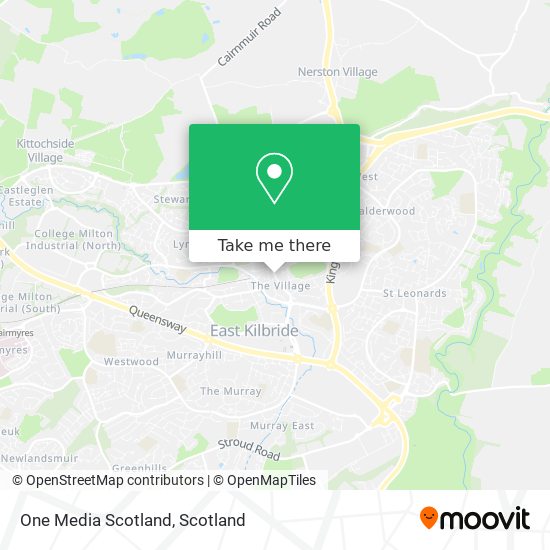 One Media Scotland map