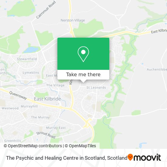 The Psychic and Healing Centre in Scotland map