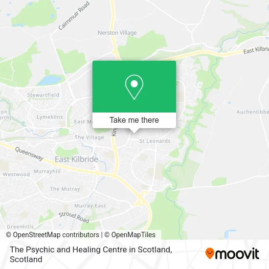The Psychic and Healing Centre in Scotland map