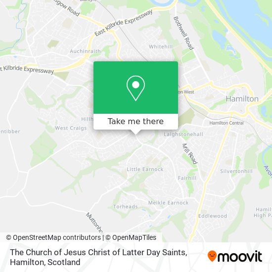 The Church of Jesus Christ of Latter Day Saints, Hamilton map