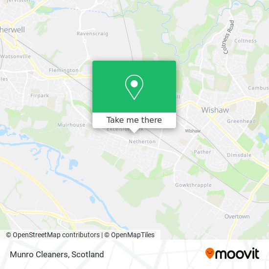 Munro Cleaners map