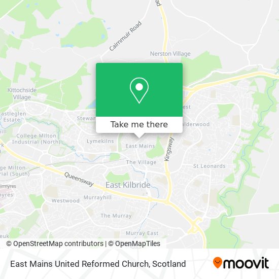 East Mains United Reformed Church map