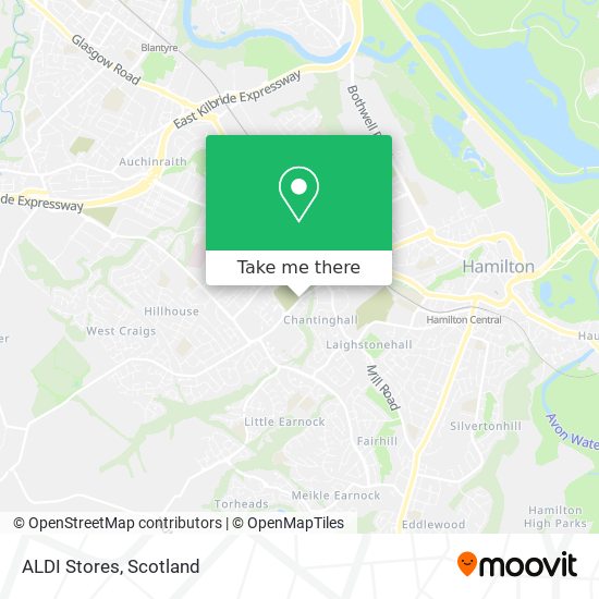 ALDI Stores map