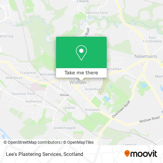 Lee's Plastering Services map