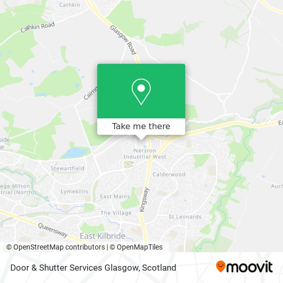 Door & Shutter Services Glasgow map