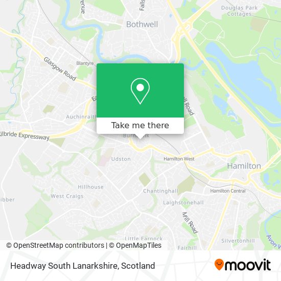 Headway South Lanarkshire map