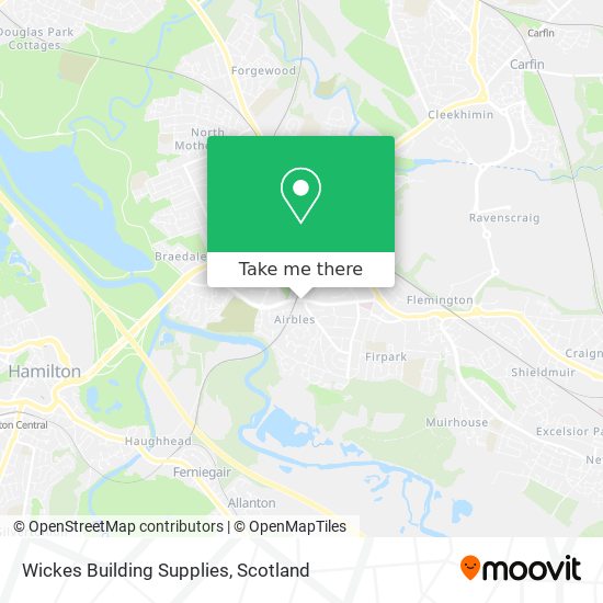 Wickes Building Supplies map