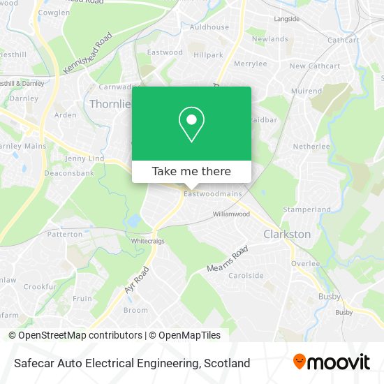 Safecar Auto Electrical Engineering map