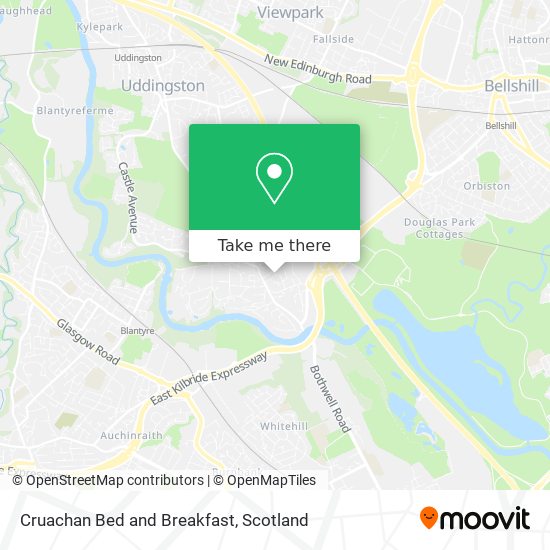 Cruachan Bed and Breakfast map