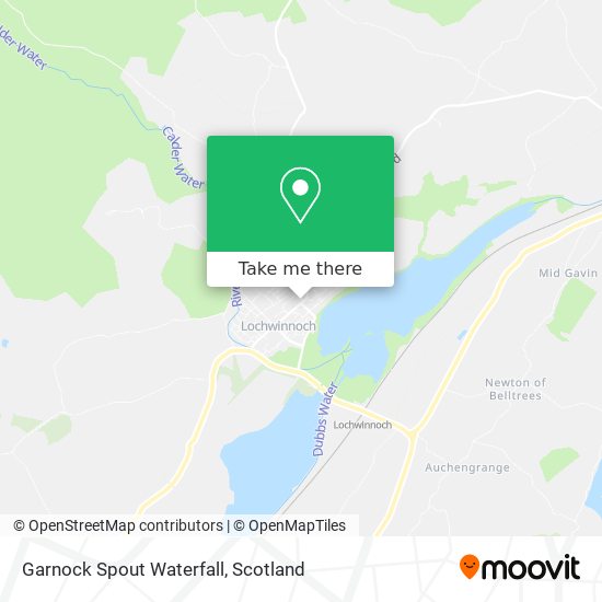 Garnock Spout Waterfall map