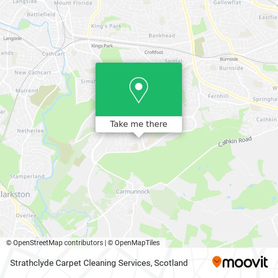 Strathclyde Carpet Cleaning Services map